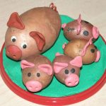 Поделка из картошки