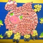 Поросёнок аппликация