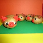 Поросёнок из картошки