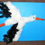 Птица из ваты