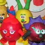 Смешарики из овощей и фруктов