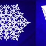 Снежинка из бумаги
