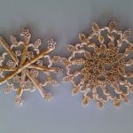 Снежинки из рожков
