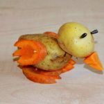Утка из овощей