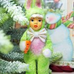Ёлочная игрушка из ваты