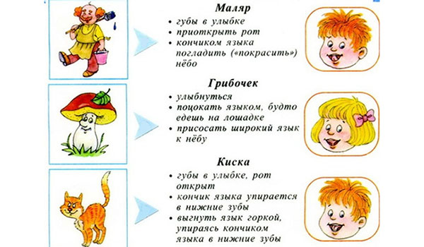 артикуляционная гимнастика для детей